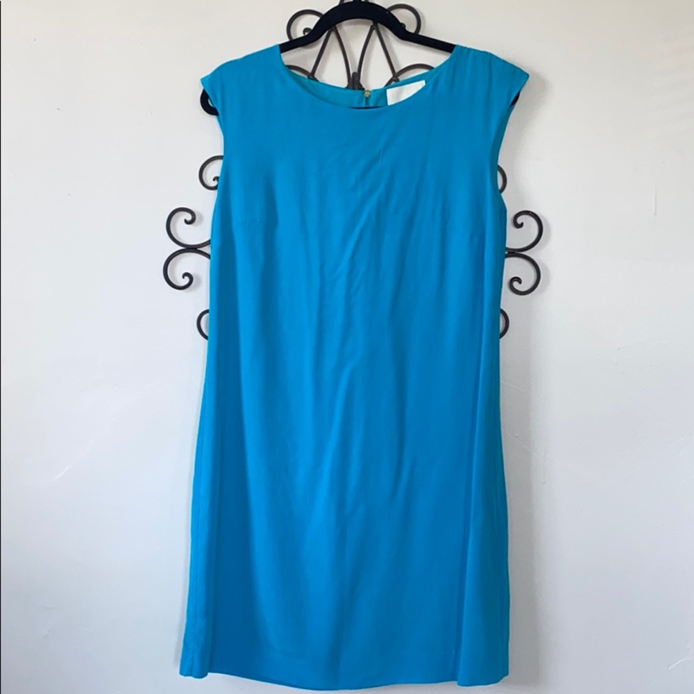 CYNTHIA ROWLEY 100% SILK DRESS TURQUOISE